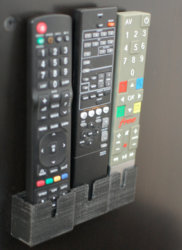 Fernbedienungshalter für Freebox Revolution, LG 42LD420 und Yamaha RX-V367