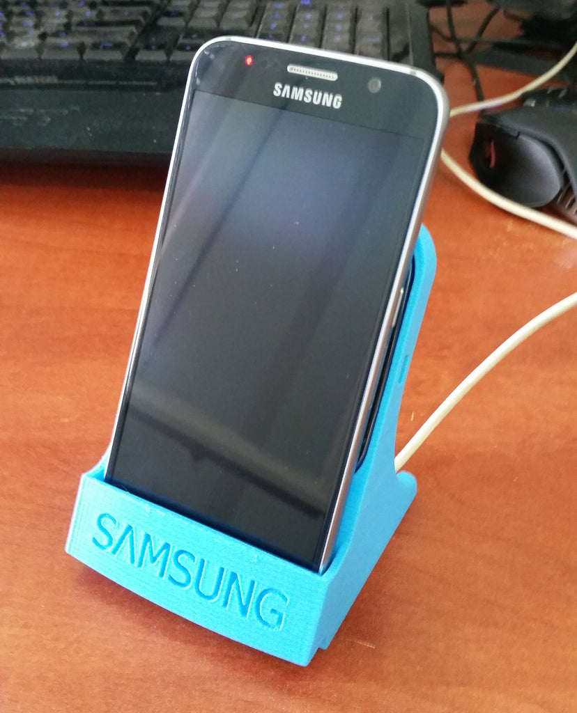 Halterung für Samsung Galaxy S6/Edge und kabelloses Ladegerät