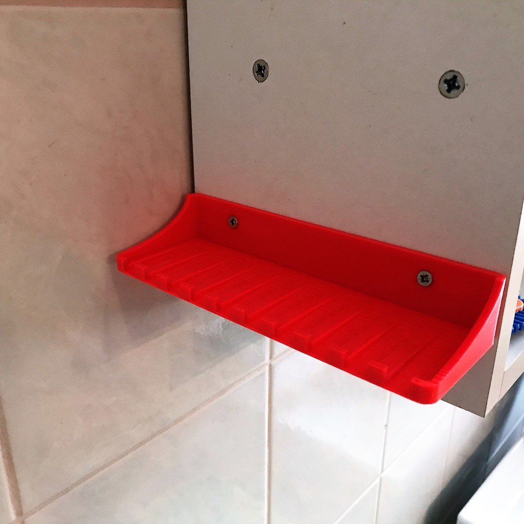 Wandmontiertes Badezimmerregal