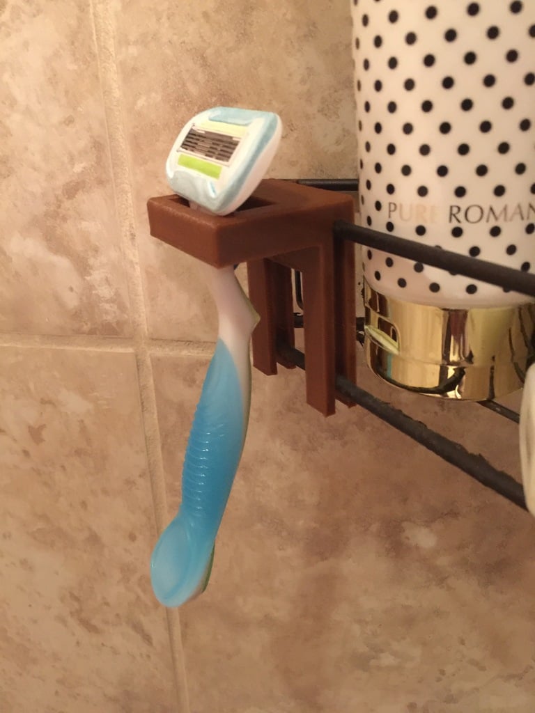 Rasiererhalter für den Duschorganizer