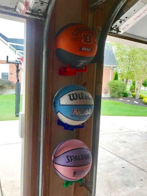 Basketball-/Fußballhalter zur Wandmontage