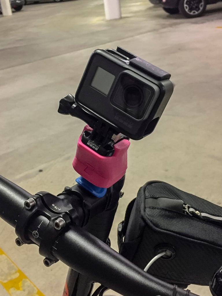GoPro für Quadlock-Fahrradhalterung