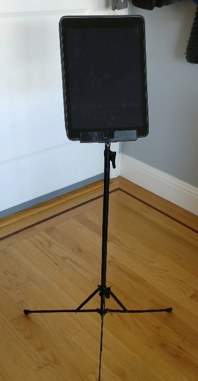 Halterung für Notenständer für iPad/Tablet