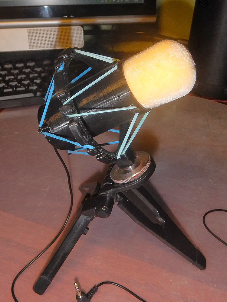 Mikrofon-Stoßdämpferhalterung für 30- und 40-mm-Mikrofone