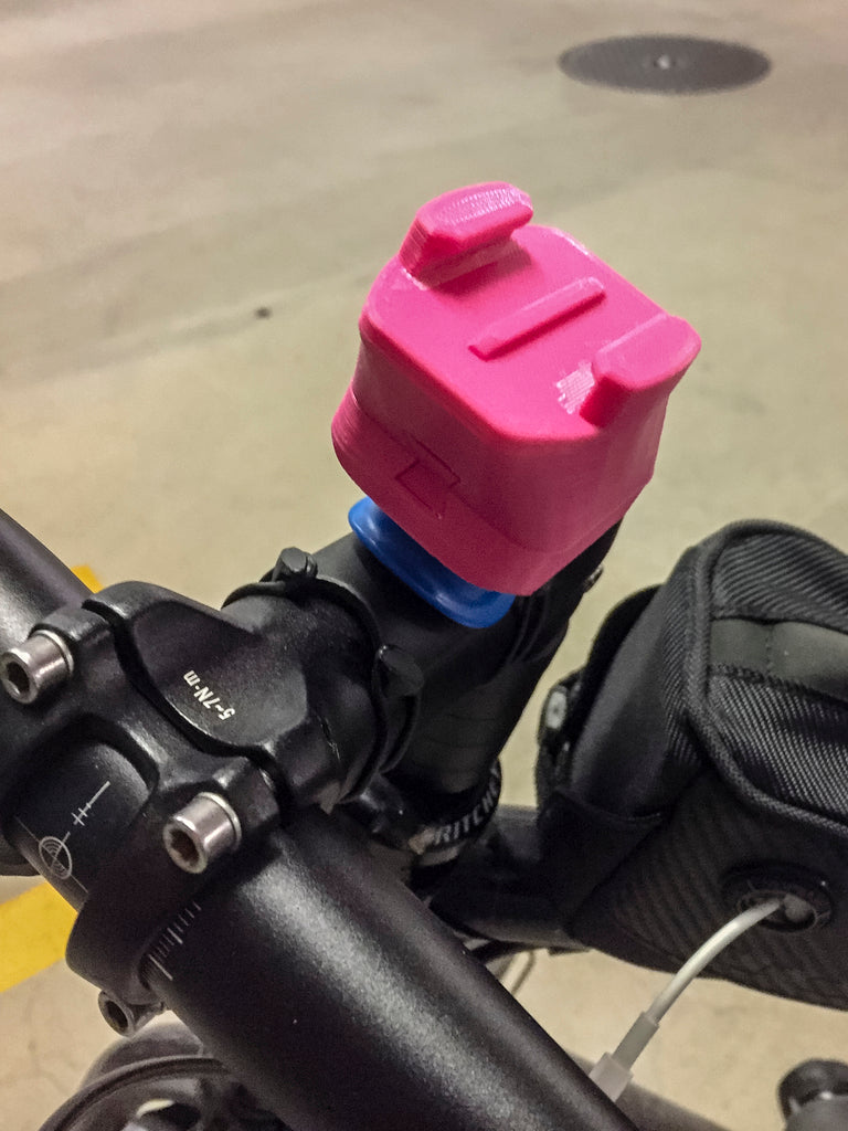 GoPro für Quadlock-Fahrradhalterung