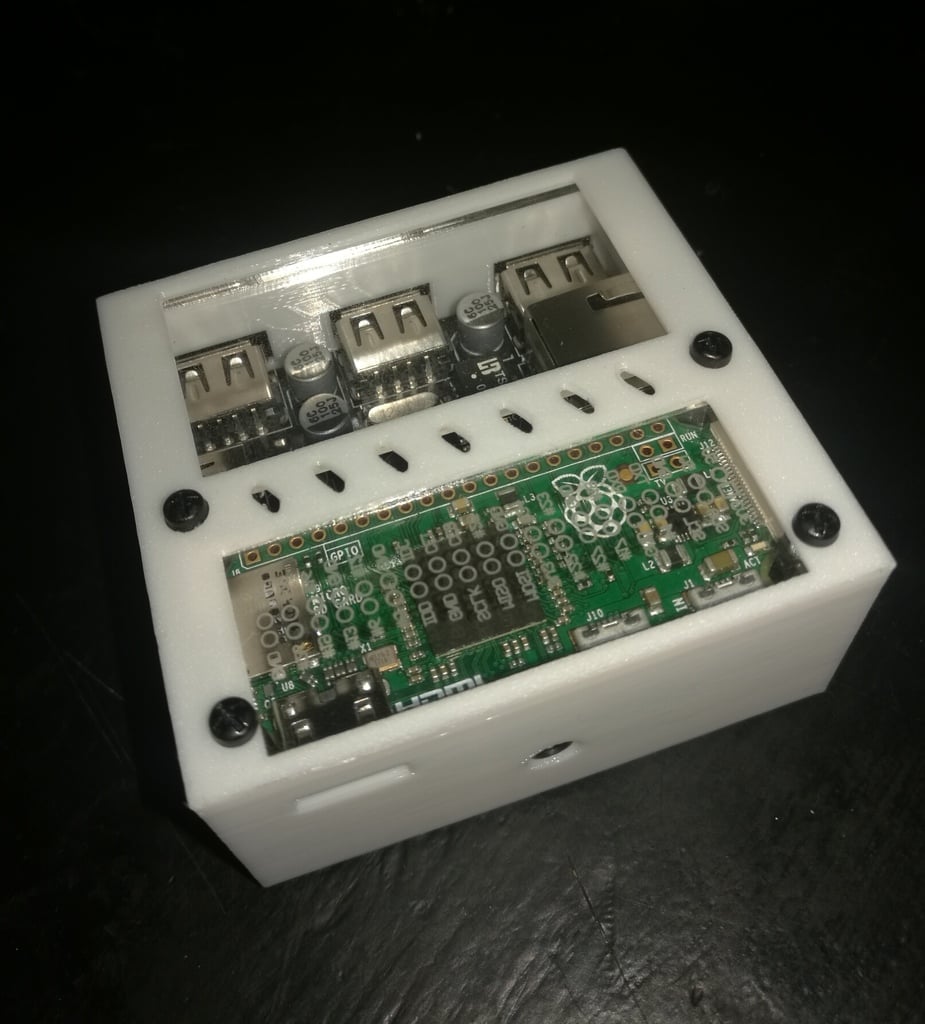 Gehäuse für Raspberry Pi Zero + Pi Zero USB-Docking-Hub