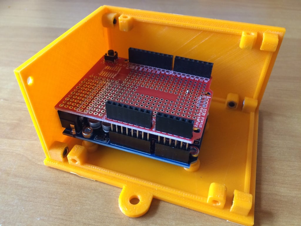 Arduino Uno-Box mit zusätzlichem Platz für Entwicklungsschild