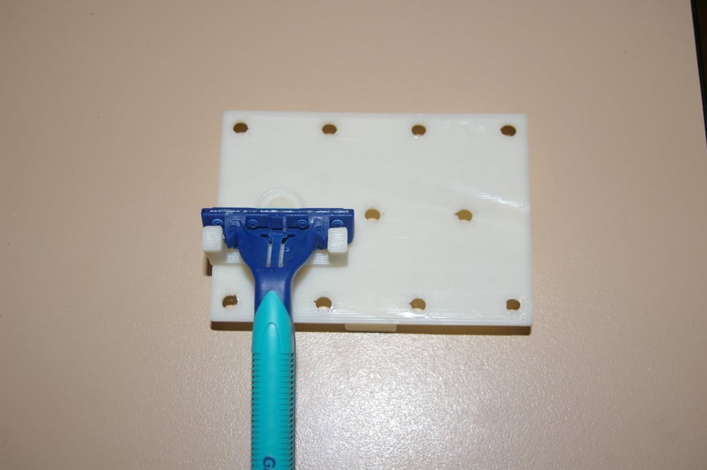 Einweg-Rasierklingenhalter für Wand oder Mini-Stecktafel