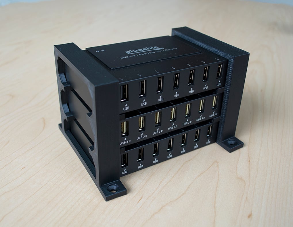 Halterung für steckbaren 7-Port-USB-Hub