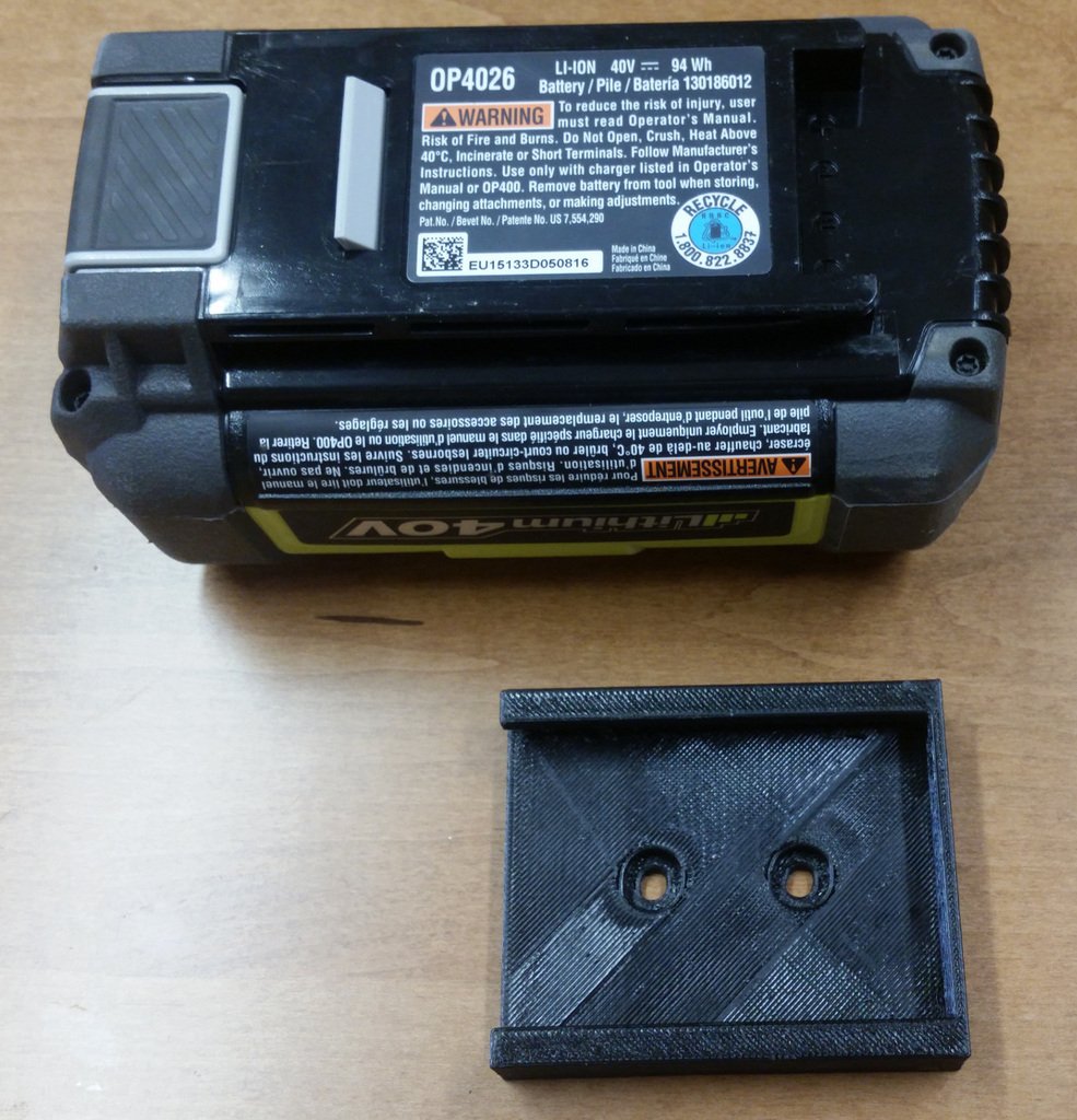 Ryobi 40V Batteriehalter zur Wandmontage