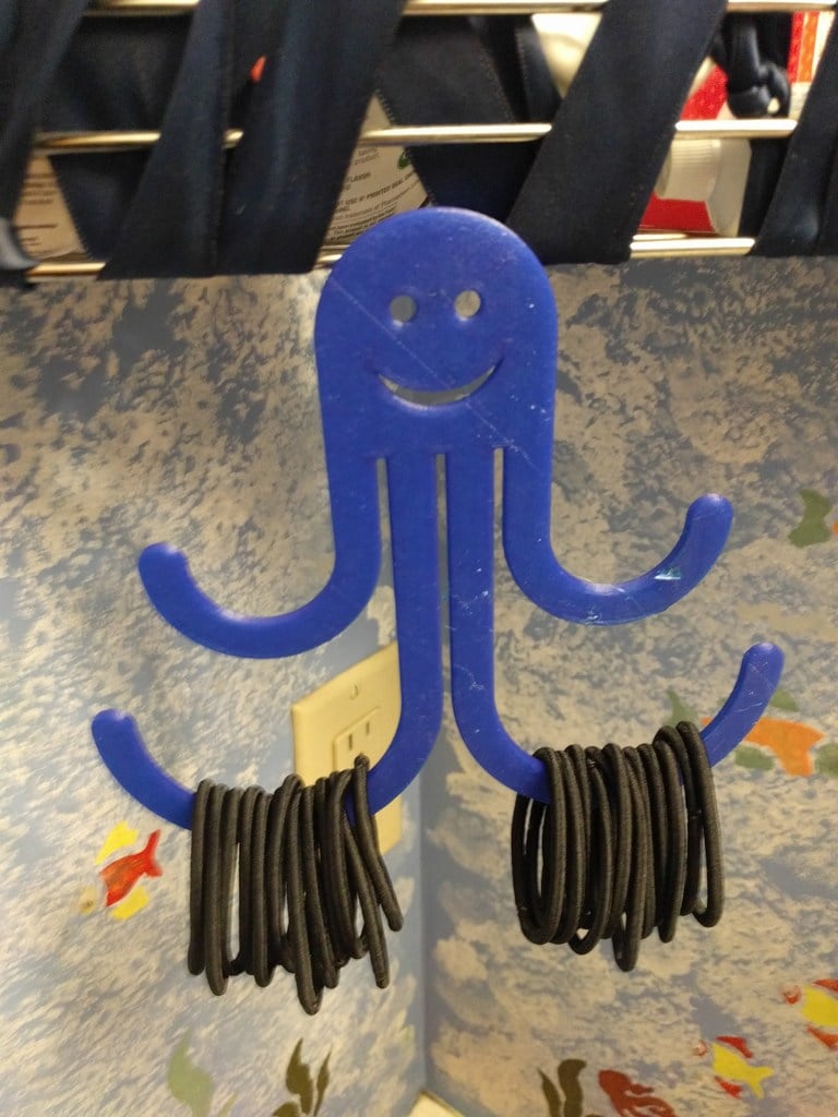 Oktopus Haargummihalter