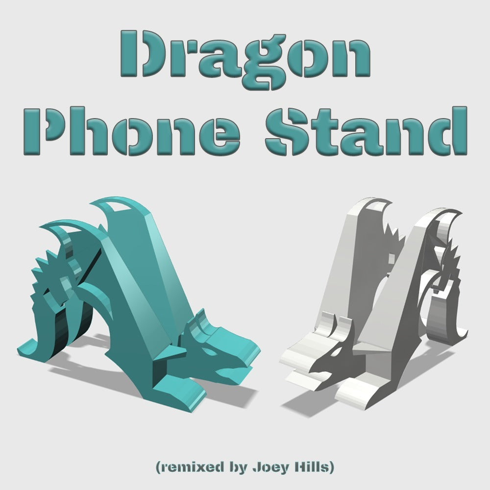 Dragon-Telefonständer mit Loch für Ladekabel