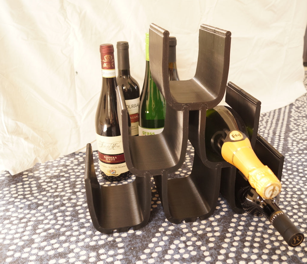 Modulares Weinregal zur Aufbewahrung von Wein und anderen Gegenständen