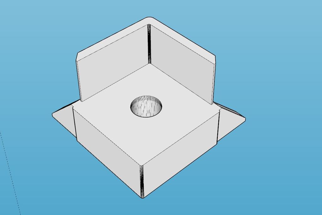 Verbesserte obere Ecken für Ikea Lack – 3D-Druckergehäuse