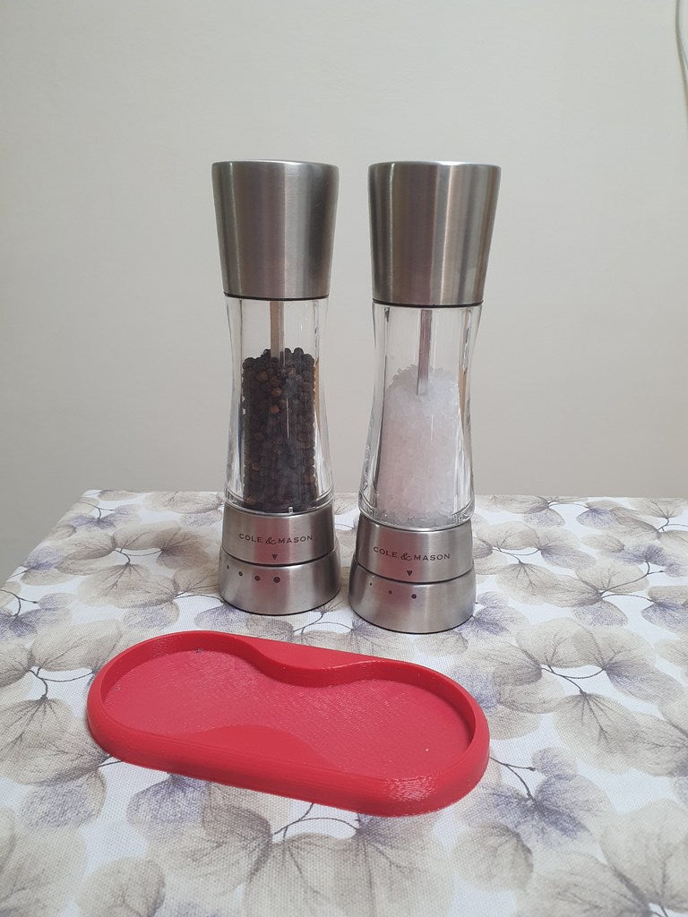 Tablett für Salz- und Pfeffermühle von Cole &amp; Mason