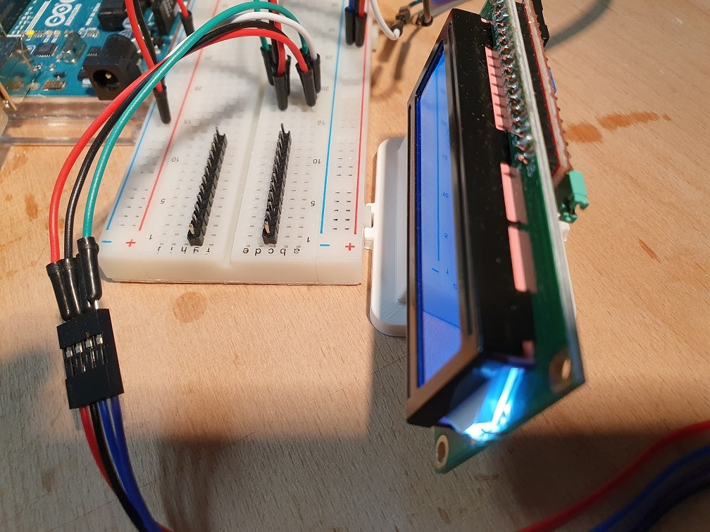 Universeller LCD-Halter mit geneigtem Anschluss für Standard-Steckbrett für Arduino und Raspberry Pi