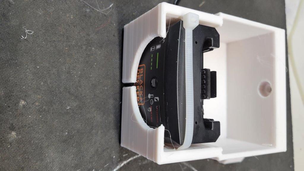 Wandhalterung für Black + Decker 40V Akku und Ladegerät