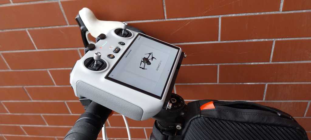 DJI RC Controller-Halterung für Mini 3 PRO für MTB oder Rennrad mit Gopro Quadlock-Montageoption