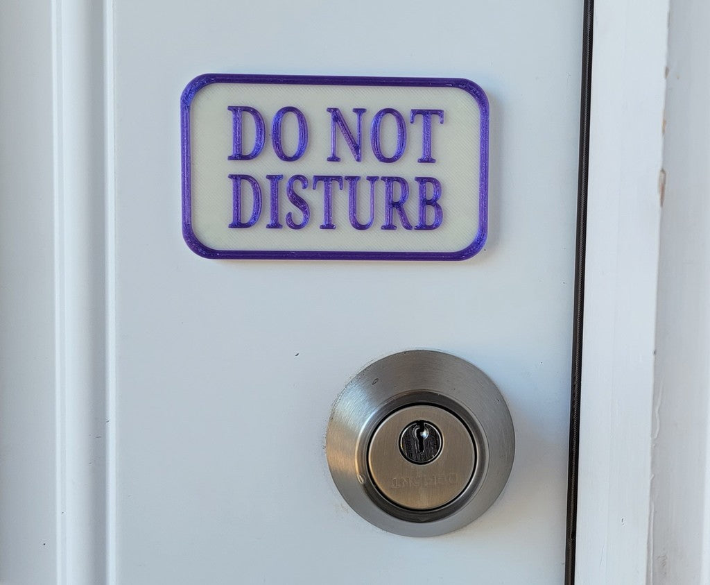 Magnetisches „Bitte nicht stören“-Schild für Türen