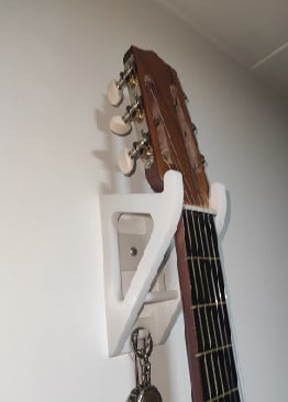 Wandsockel zum Aufhängen einer Gitarre