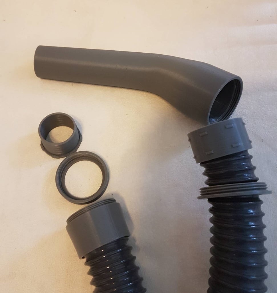 Drehbarer Staubsaugerschlauchanschluss für 35-mm- und 40-mm-Schläuche