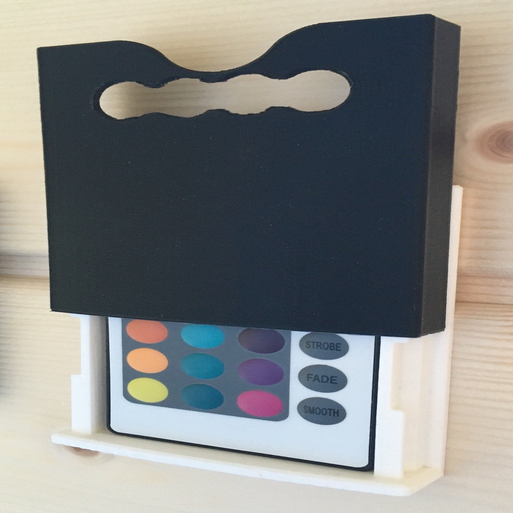 Wandmontierte Aufbewahrungsbox für LED-Streifen-Fernbedienung