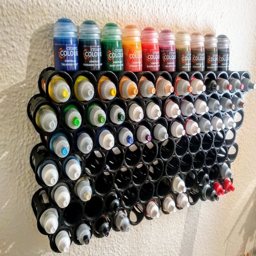Wandhalterung für Farbflaschen