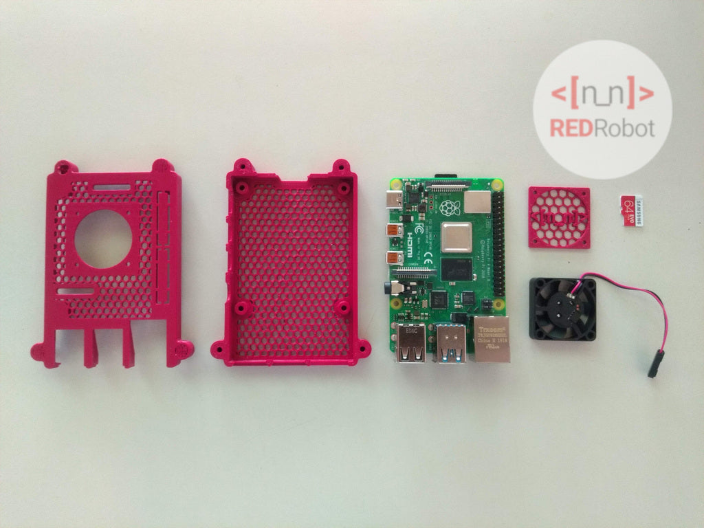 REDRobot Slim Case mit Kühler für Raspberry Pi 4