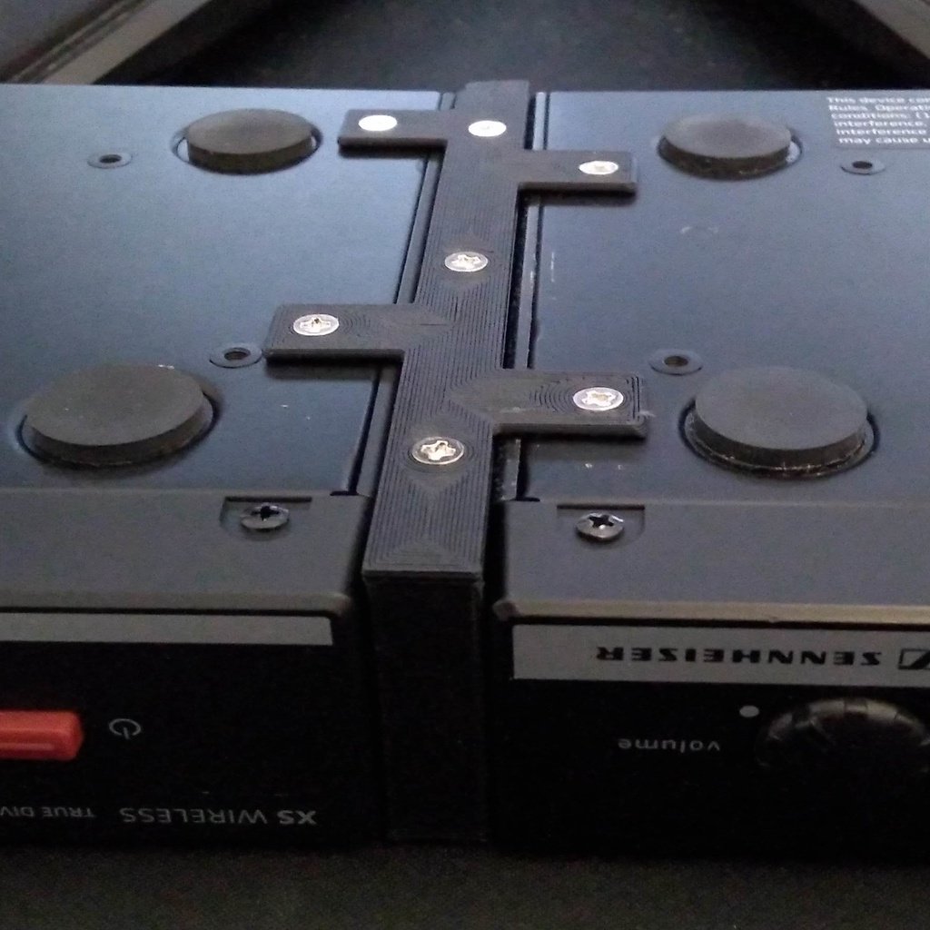 Rack-Montagehalterung für Sennheiser EM 10 Empfänger (XS Wireless) - (6 Stück)