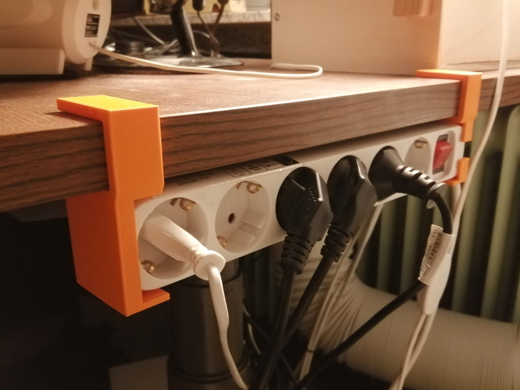Tischhalterung für Verlängerungskabel passend für IKEA Idasen