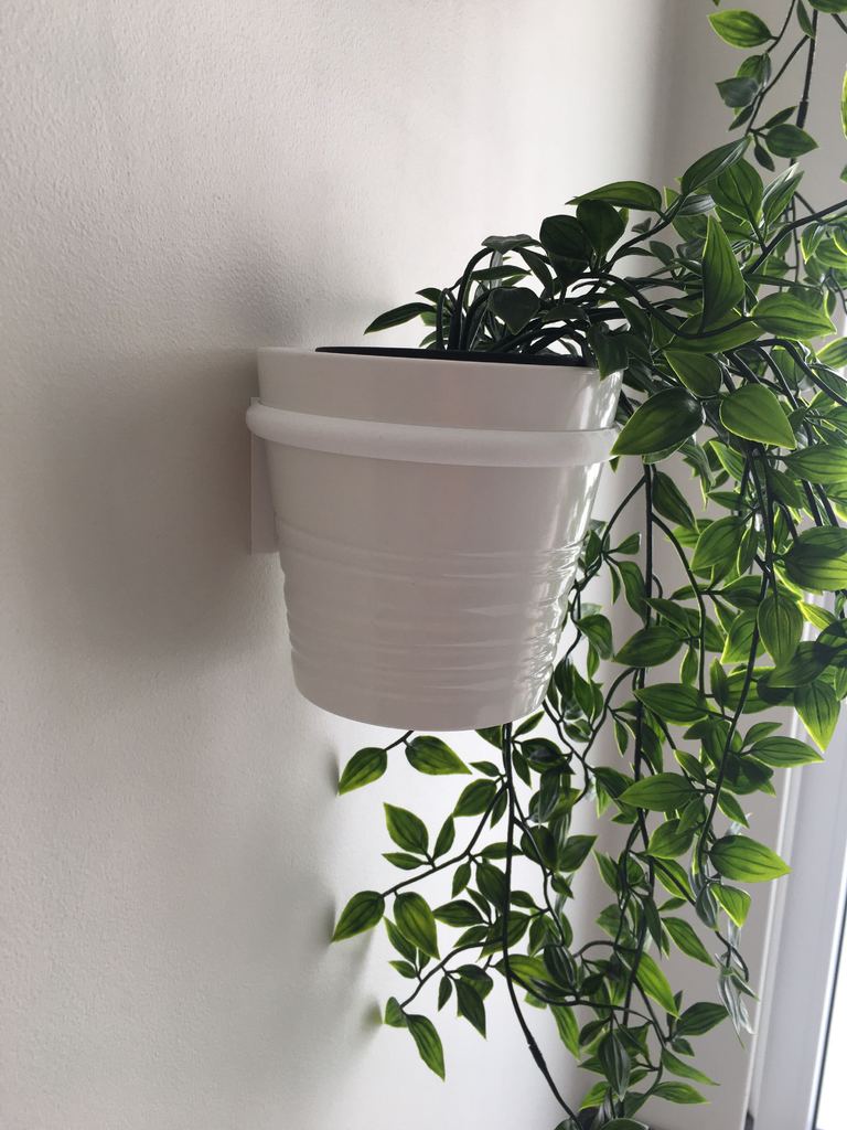 Wandmontierter Blumentopfhalter für IKEA „Muskot“ 12 cm