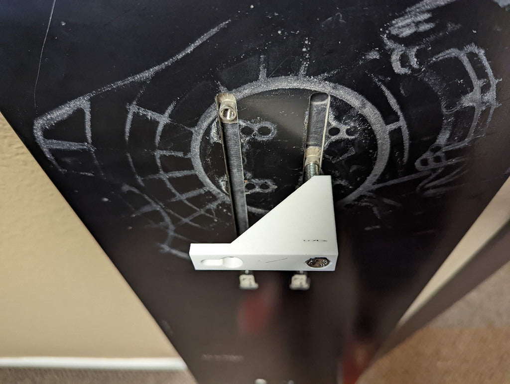 M6x55mm Sechskanthalterung für Snowboard-Display an der Wand