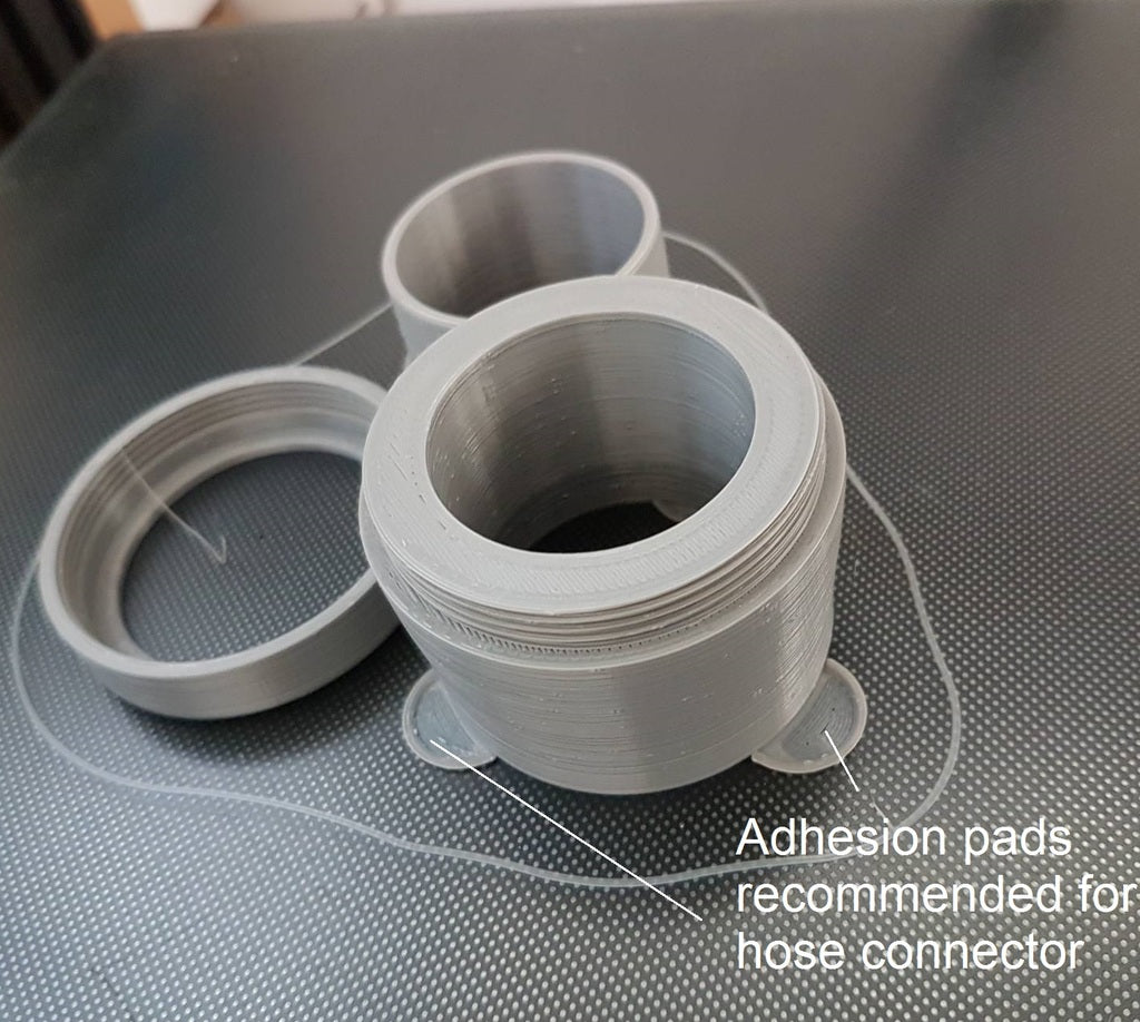 Drehbarer Staubsaugerschlauchanschluss für 35-mm- und 40-mm-Schläuche