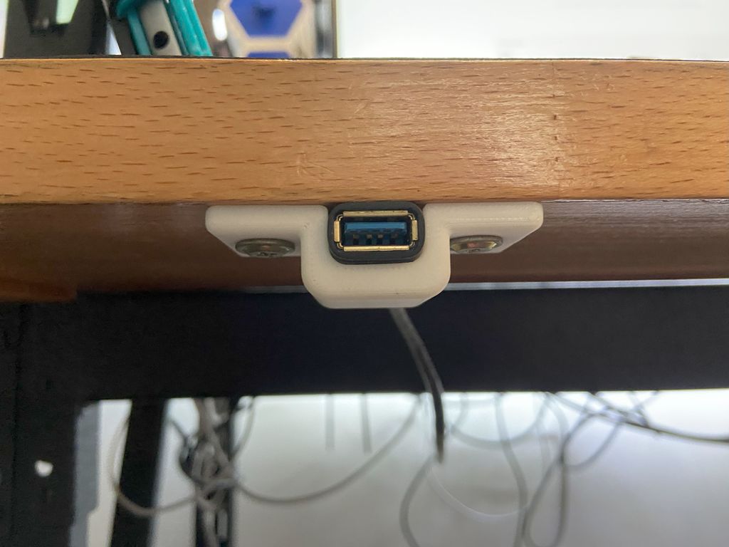 Untertisch-USB-Anschlusshalterung für Bürozubehör