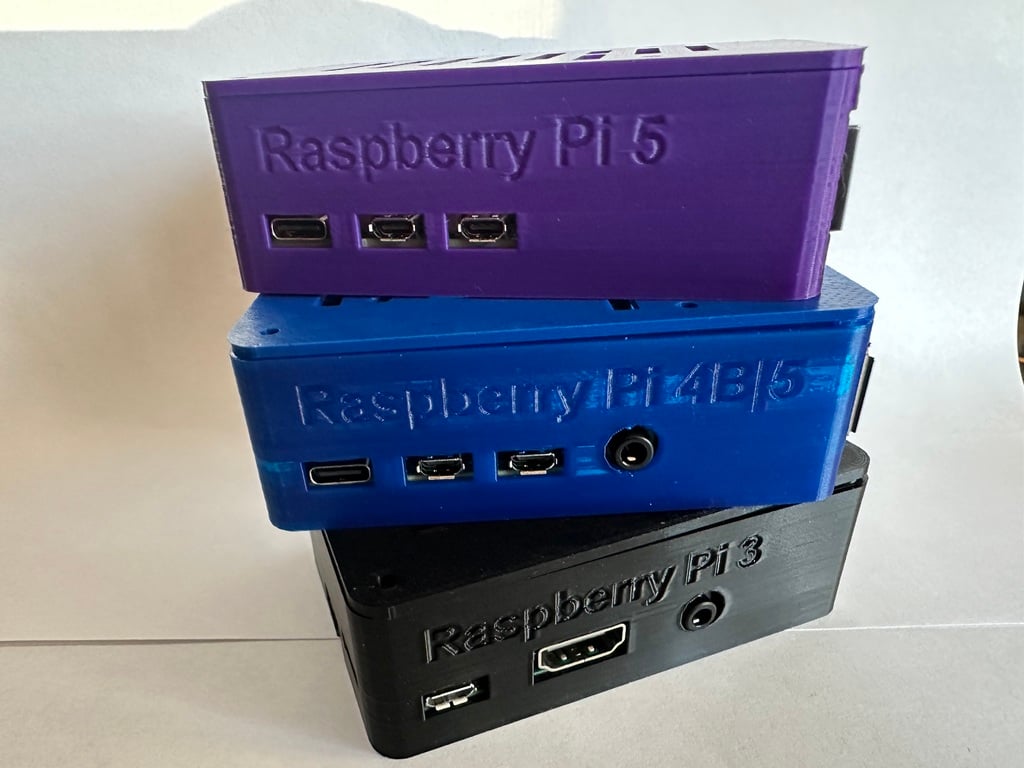 Raspberry Pi 5, 4B und 3B kompatible Gehäuse