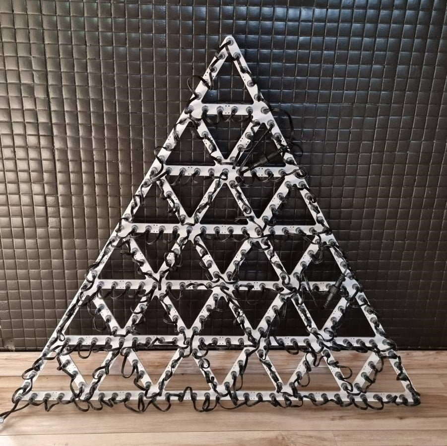 WS2811 Pixel Endless Snowflake Puzzle – Skalierbare Weihnachtslichter