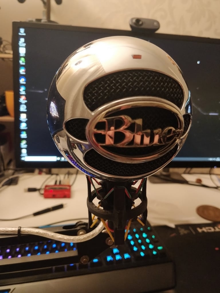 Mini-Stoßdämpferhalterung für Blue Snowball-Mikrofon