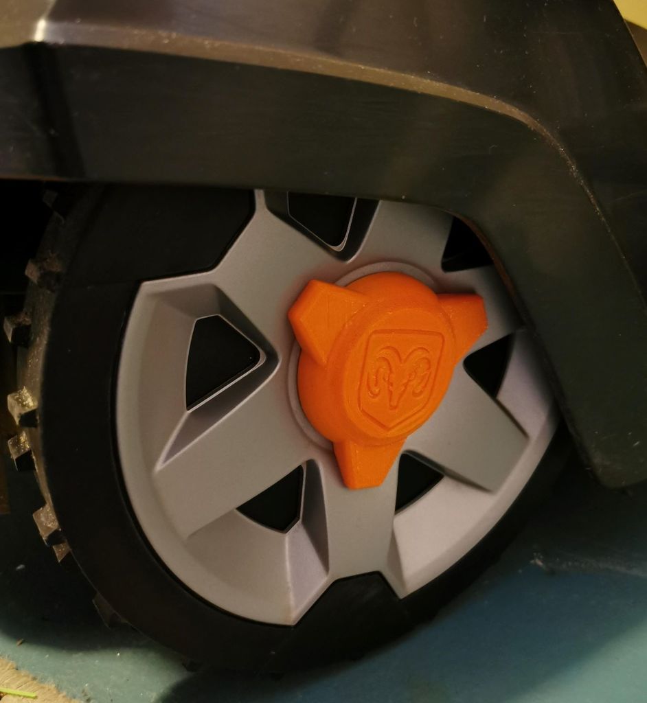 Ersatzradkappe für Husqvarna Automower mit Dodge Ram- oder Husqvarna-Logo