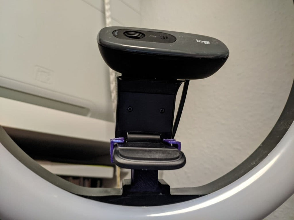 C270-Ringlicht- und Stativmontageadapter für Logitech-Webcam