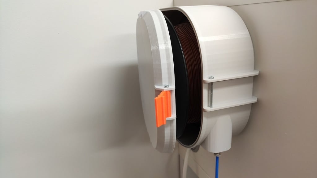 Filamentbox und Spulenhalter mit einstellbaren Abmessungen