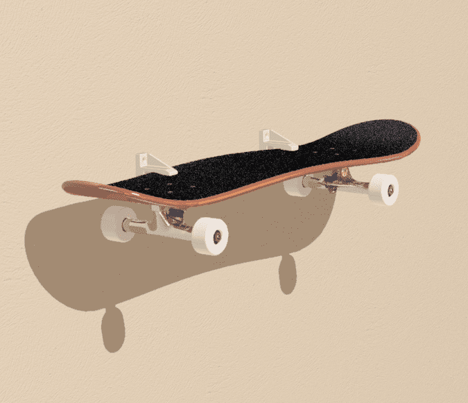 Wandhalterung für Skateboard