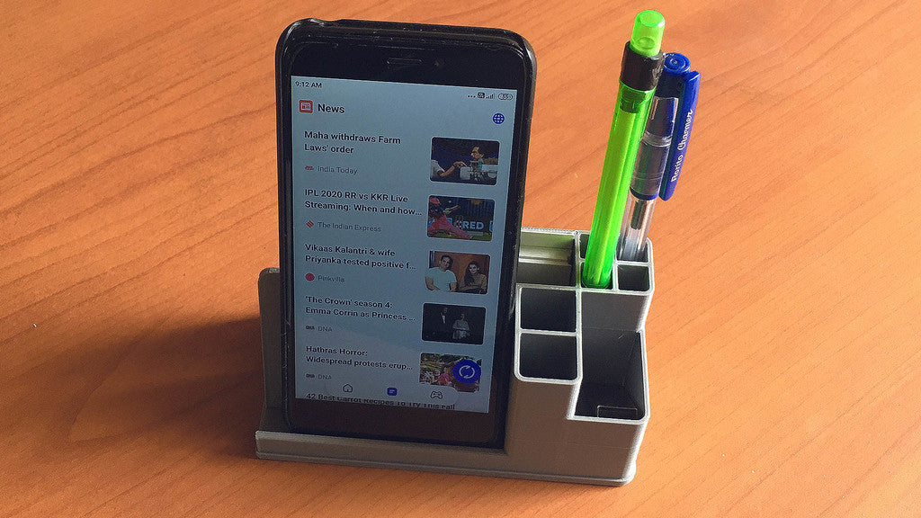 3D-druckbarer Schreibtisch-Organizer