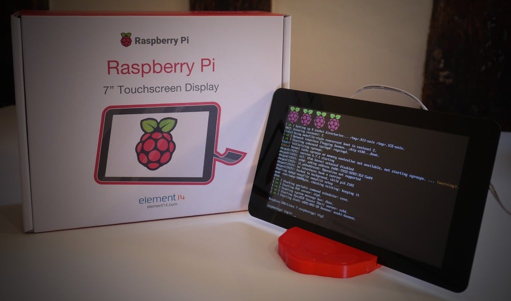 Raspberry Pi Touchscreen-Displayständer für 3D-Drucker